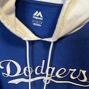 MAJESTIC HOODIES DODGERS SIZE LARGE LONG SLEEVE